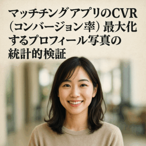 自然光の差し込む屋内で、淡色背景を背に自然な笑顔を見せる日本人女性の写真風イメージ